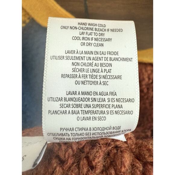 RE/DONE 70s Sweater Jacket in Mustard Multi Wool Stripes Size Small Retail $525 - Picture 5 of 7